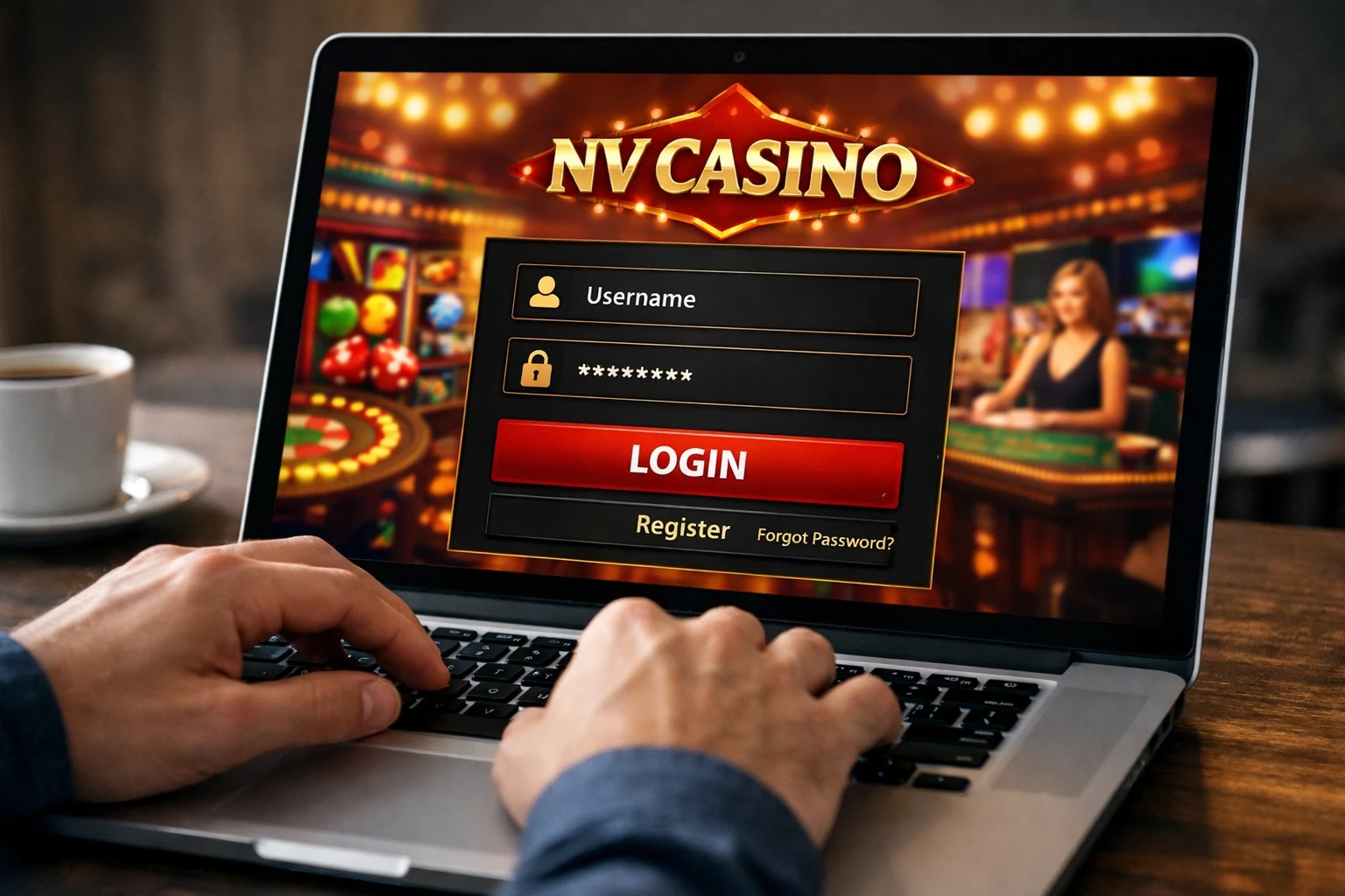 Вхід у NV Casino